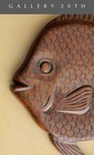 Superb  Wood Fish Wall Art  Vtg Art Atomic Age Decor 50s 60s Mid Century Modern
