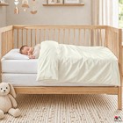 Arlinen 100  Cotton Baby Duvet Cover     Soft Breathable Crib Comforter Cover  Tod