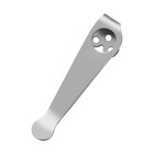 Titanium Deep Carry Pocket Clip For Spyderco Para 3 And 2 1   Stone Wash