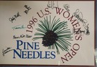 Autographed 1996 U  s   Women s Open Pine Needles Flag