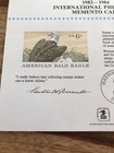 2541  8  X  6  International Philatelic Momento Card   417700  1983-1984 Eagle