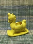 Vintage Royal Haeger Rocking Horse Planter Yellow Usa Figurine  323 6 x6 