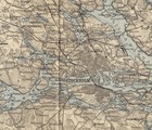 1903 Original Antique Map Of Vicinity Of Stockholm   Sweden