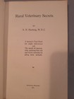 Antique 1921 Rural Veterinary Secrets By A h  Hartwig Illustrated Vintage 1st Ed
