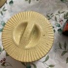Rare Hull Spice Jar   Lid Blue Band Yellow Ware Yellowware Mint