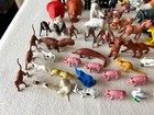 Vintage 300  Plastic Toy Animal Lot Noah s Ark Marx Hong Kong Zoo Farm Figures