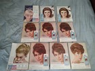 Lot Of 10 1965 Modern Beauty Shop Magazines Posters Ads Retro Hairstyles