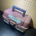 Plano Red   Beige One-tray Fishing Tackle Box  6101