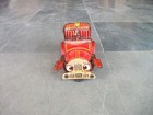 Vintage Ko Mark Fine Red Mechanical K-4317 System Car Litho Tin Toy  Japan