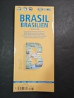 Brazil Map Brasil Country Roads Water Repellent Durable Folded 