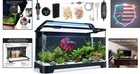 3 5 Gallon Aquarium Starter Kits  Betta Fish Tank With Heater  Digital Thermo   