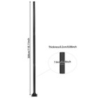 Outdoor Sun Shade Sail Pole 9 8ft Heavy Duty Steel Post Support Awning Canopy