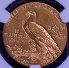 1910-s  5 Indian Head Gold Half Eagle Ngc Au58   Scarce San Francisco Pre-33