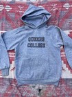 Vintage Hoodie Queens College Gray 70s 80s Sweatshirt