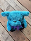 Grateful Dead Dancing Bear Aqua Teal Blue Jointed Plush 1990 Steven Smith