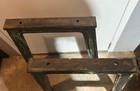 Vintage Cast Iron Steel Table Legs Stand Industrial Steam Punk