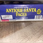 Antique Santa Faces Wee Crafts Vintage Christmas Ornaments