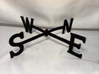 Vintage Wrought Iron Weathervane Directionals 14 5 x14 75 