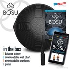 Bosu Fitness Exercise Gym Strength Flexibility Balance Trainer black  for Parts 