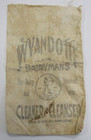 Vintage Wyandotte Dairyman s Cleaner   Cleanser Cloth Sack