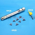 Carbide Thread Mill Indexable Thread Mill 3 Flute For 60 Degree 2 0-4 0