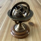 Antique Vintage Zodiac Armillary Brass Sphere Globe Astrology Horoscope  Gift