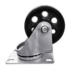 2 4 8pcs Swivel Casters 3  3 5  Heavy Duty Steel Cast Iron Plate Casters Wheels
