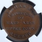 Lc-19a1 Ngc Ms-63 Halfpenny Token J  Shaw   Co Quebec Lower Canada Breton 565