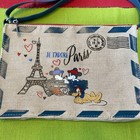 Disney Epcot    je T   adore Paris    Cross Body Bag Purse Mickey Minnie Love Letter