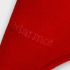 Marmot Red Fleece Winter Hat Ear Covers Flaps Ties Under Neck Made In Usa Cozy