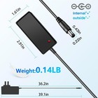 Dc 3v 1a Power Supply Ac Adapter 100-240v To 3volt 3w 1000ma Black 