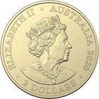 Firefighters 2020 Two Dollar Coloured Coin  2 Fire Fighters Australia Rare Circ