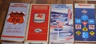 15 Vintage Road Foldable State   City Maps Sinclair Derby Conoco Mobilgas 1940  