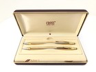 Cross Century Ballpoint Pen  Mechanical Pencil Set 18k Gold Gf 280105 With Box