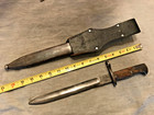 1918 Wwi Imperial German   Turk 1890 Mauser Bayonet   Scabbard  See Description