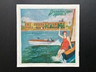 Rare 1920s Panama Canal Hotels Brochure   Original Centerfold Map Art Deco