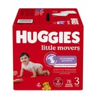 Huggies Little Movers Diapers  - Size 3 - 76ct