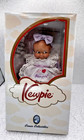 Cameo Collectibles I Love Kewpie Doll W Stand Box 8 In Purple Gingham And Apron