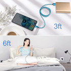 Usb-a To Usb C Type-c Fast Charging Data Sync Charger Cable Cord 3 6 10ft Lot