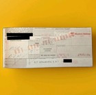 Western Airlines Vintage Ticket Travel Passes In Excellent Condition 10-11-85