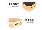 Clapbox Travel Cajon Zebrawood With Carry Bag