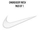 Swoosh Embroidered Patch Iron On Sports Logo Applique For Jackets Bags And Hats