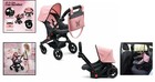 Convertible Travel Stroller Toddler Play Toy Car Seat Two In One Foldable Baby
