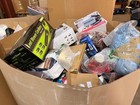 Huge Us Reseller Liquidation Box     Mixed Bulk Merchandise Lot