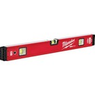 Milwaukee Mlbxm24 24  Redstick Magnetic Box Level  Impact Vial   Magnet Strength