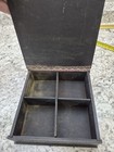 Vintage Wooden Divided Box La Carreta Uruguay Scene Storage Jewelry Trinket