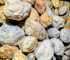 5 Lbs Unopened Mixed Geodes - Whole Agate Nodules - Break Your Own - Stem Kit