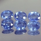 2 55ct Awesome Aa 6pcs Heated Only Oval Thailand Blue Sapphire Natural