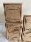 Rare  6 Antique Drug Boxes With Contents Allaire Woodward And Co  Peoria Ill