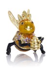 Keren Kopal Queen Bee And Beehive  Trinket Box Decorated  With Austrian Crystals